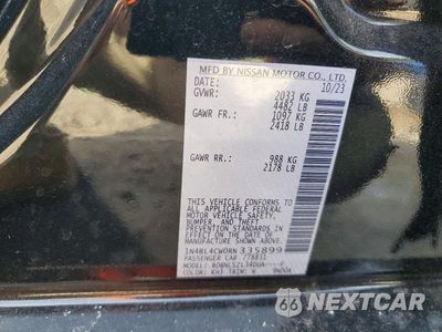 Zdjęcie 13 z 13 samochodu: 2024 NISSAN ALTIMA SR VIN:1N4BL4CW0RN335899 - miniatura