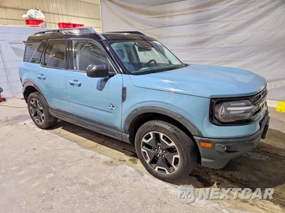 Czwarte zdjęcie samochodu z boku: 2021 FORD BRONCO SPORT OUTER BANKS VIN:3FMCR9C60MRB03153 - miniatura