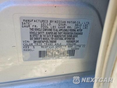 Zdjęcie 12 z 12 samochodu: 2013 NISSAN SENTRA S VIN:3N1AB7AP1DL789290 - miniatura