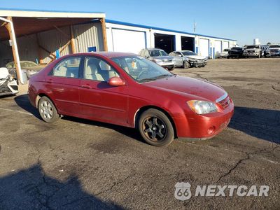 Czwarte zdjęcie samochodu z boku: 2006 KIA SPECTRA EX VIN:KNAFE121665287182 - miniatura
