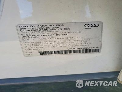Zdjęcie 13 z 13 samochodu: 2016 AUDI Q5 PREMIUM PLUS S-LINE VIN:WA1D7AFPXGA007110 - miniatura