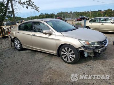 Czwarte zdjęcie samochodu z boku: 2014 HONDA ACCORD EXL VIN:1HGCR3F82EA028404 - miniatura