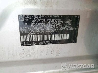 Zdjęcie 13 z 13 samochodu: 2012 TOYOTA RAV4 BASE VIN:2T3BF4DV7CW255121 - miniatura