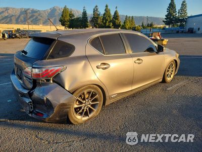 Trzecie zdjęcie samochodu z tyłu: 2013 LEXUS CT 200 VIN:JTHKD5BH9D2128257 - miniatura