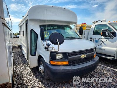 2018 CHEVROLET EXPRESS SCHOOL BUS 1GB3GSBG0H1345215 - główne zdjęcie licytacji z USA - miniatura