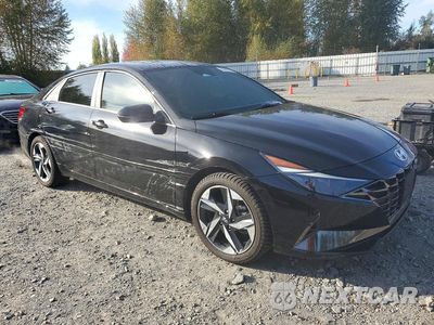 Czwarte zdjęcie samochodu z boku: 2023 HYUNDAI ELANTRA LIMITED VIN:KMHLN4AJ7PU063124 - miniatura