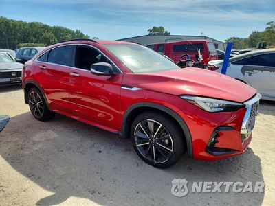 Czwarte zdjęcie samochodu z boku: 2023 INFINITI QX55 ESSENTIAL VIN:3PCAJ5KR4PF112113 - miniatura