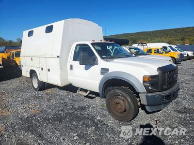 Czwarte zdjęcie samochodu z boku: 2008 FORD F450 SUPER DUTY VIN:1FDXF46Y28EE54052 - miniatura