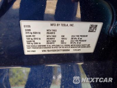 Zdjęcie 12 z 12 samochodu: 2026 TESLA MODEL Y VIN:7SAYGDEDXTF686994 - miniatura