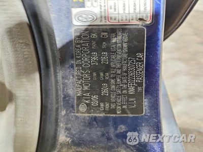 Zdjęcie 12 z 12 samochodu: 2006 KIA SPECTRA EX VIN:KNAFE122265307257 - miniatura