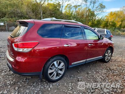 Trzecie zdjęcie samochodu z tyłu: 2015 NISSAN PATHFINDER PLATINUM VIN:5N1AR2MM3FC604549 - miniatura