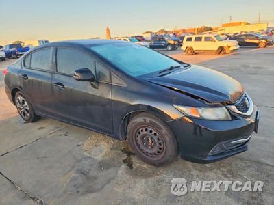 Czwarte zdjęcie samochodu z boku: 2013 HONDA CIVIC LX VIN:2HGFB2F59DH526553 - miniatura