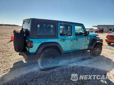 Trzecie zdjęcie samochodu z tyłu: 2020 JEEP WRANGLER UNLIMITED SPORT VIN:1C4HJXDG6LW182370 - miniatura