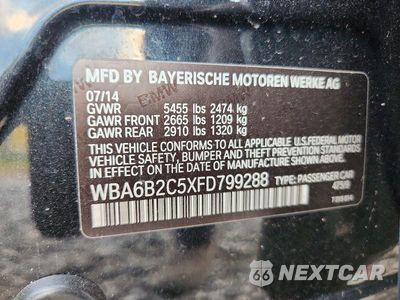 Zdjęcie 12 z 12 samochodu: 2015 BMW 650 I GRAN COUPE VIN:WBA6B2C5XFD799288 - miniatura