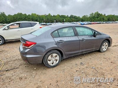 Trzecie zdjęcie samochodu z tyłu: 2013 HONDA CIVIC LX VIN:2HGFB2F5XDH553230 - miniatura