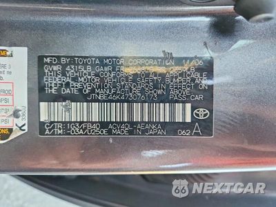 Zdjęcie 13 z 13 samochodu: 2007 TOYOTA CAMRY LE VIN:JTNBE46K473076173 - miniatura