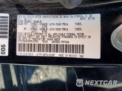 Zdjęcie 12 z 12 samochodu: 2022 TOYOTA TACOMA SR V6 VIN:3TMCZ5AN3NM515959 - miniatura