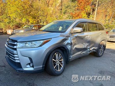 Drugie zdjęcie samochodu z przodu: 2017 TOYOTA HIGHLANDER XLE VIN:5TDKZRFH1HS508437 - miniatura