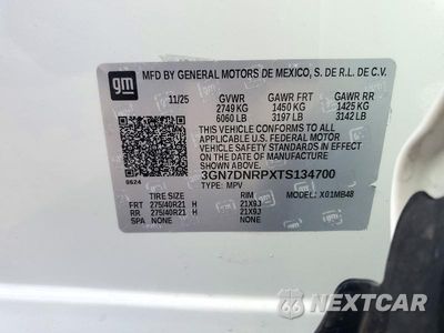 Zdjęcie 13 z 13 samochodu: 2026 CHEVROLET EQUINOX LT VIN:3GN7DNRPXTS134700 - miniatura