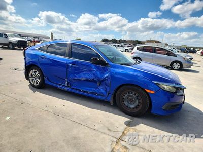 Czwarte zdjęcie samochodu z boku: 2016 HONDA CIVIC LX VIN:19XFC2F55GE074807 - miniatura