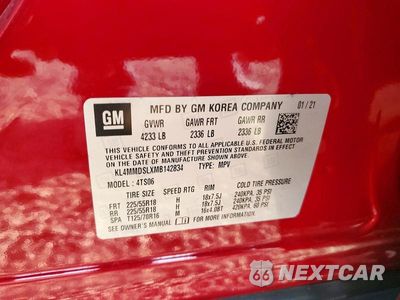 Zdjęcie 12 z 12 samochodu: 2021 BUICK ENCORE GX SELECT VIN:KL4MMDSLXMB142834 - miniatura