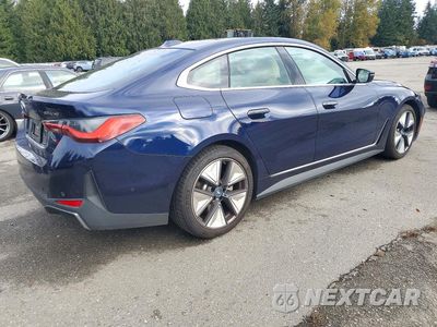 Trzecie zdjęcie samochodu z tyłu: 2023 BMW I4 EDRIVE 40 VIN:WBY73AW05PFP24713 - miniatura