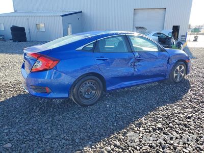 Trzecie zdjęcie samochodu z tyłu: 2021 HONDA CIVIC LX VIN:2HGFC2F68MH522760 - miniatura
