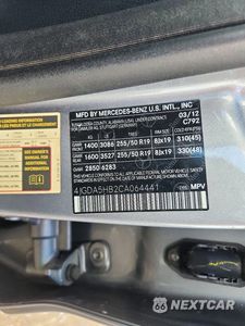 Zdjęcie 13 z 13 samochodu: 2012 MERCEDES-BENZ ML 350 4MATIC VIN:4JGDA5HB2CA064441 - miniatura