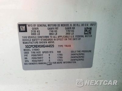Zdjęcie 12 z 12 samochodu: 2017 CHEVROLET SILVERADO LT VIN:3GCPCREH5HG444829 - miniatura