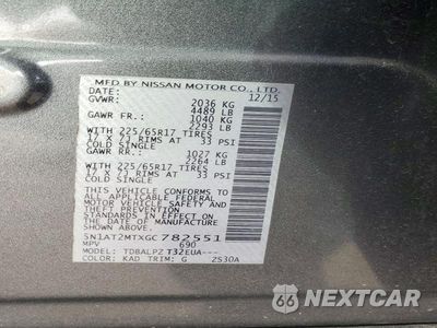 Zdjęcie 13 z 13 samochodu: 2016 NISSAN ROGUE S VIN:5N1AT2MTXGC782551 - miniatura