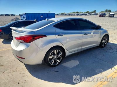 Trzecie zdjęcie samochodu z tyłu: 2015 HYUNDAI ELANTRA LIMITED VIN:KMHDH4AE1FU326950 - miniatura