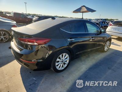Trzecie zdjęcie samochodu z tyłu: 2017 HYUNDAI ELANTRA LIMITED VIN:5NPD84LF7HH019919 - miniatura