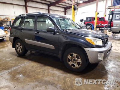 Czwarte zdjęcie samochodu z boku: 2003 TOYOTA RAV4 BASE VIN:JTEHH20V230206780 - miniatura