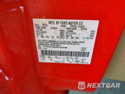 Zdjęcie 12 z 12 samochodu: 2006 FORD F150 SUPERCREW VIN:1FTPW14556KC82948 - miniatura