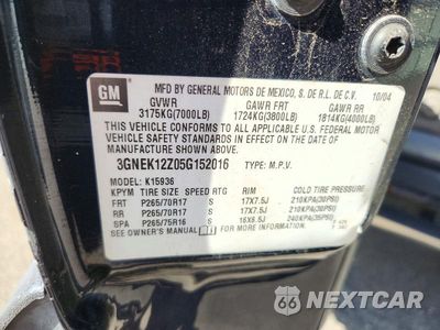 Zdjęcie 12 z 12 samochodu: 2005 CHEVROLET AVALANCHE K1500 VIN:3GNEK12Z05G152016 - miniatura