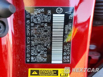 Zdjęcie 12 z 12 samochodu: 2012 LEXUS CT 200 VIN:JTHKD5BH9C2078538 - miniatura