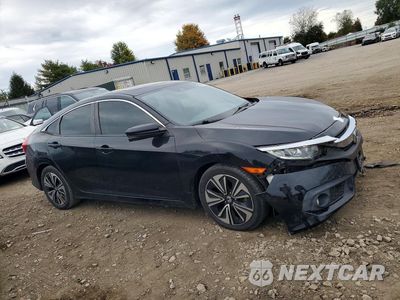 Czwarte zdjęcie samochodu z boku: 2018 HONDA CIVIC EX VIN:JHMFC1F42JX005189 - miniatura