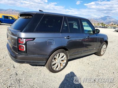 Trzecie zdjęcie samochodu z tyłu: 2019 LAND ROVER RANGE ROVER HSE VIN:SALGS2SV1KA546602 - miniatura