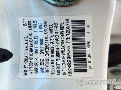 Zdjęcie 13 z 13 samochodu: 2017 HONDA CIVIC LX VIN:2HGFC2F58HH548336 - miniatura
