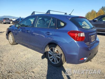 Drugie zdjęcie samochodu z przodu: 2016 SUBARU IMPREZA PREMIUM VIN:JF1GPAB68G8279684 - miniatura