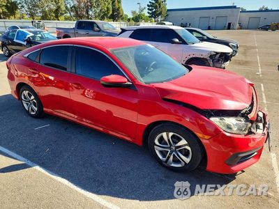 Czwarte zdjęcie samochodu z boku: 2017 HONDA CIVIC LX VIN:2HGFC2F54HH575016 - miniatura