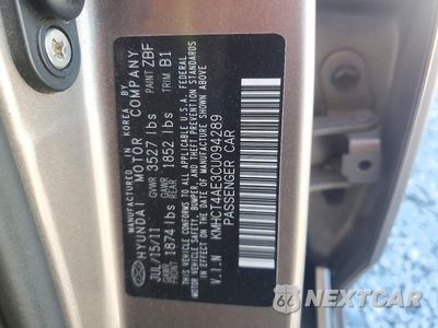 Zdjęcie 12 z 12 samochodu: 2012 HYUNDAI ACCENT GLS VIN:KMHCT4AE3CU094289 - miniatura