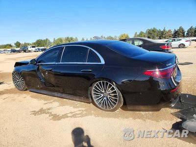 Drugie zdjęcie samochodu z przodu: 2022 MERCEDES-BENZ S 580 4MATIC VIN:W1K6G7GB1NA098419 - miniatura