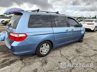 Trzecie zdjęcie samochodu z tyłu: 2007 HONDA ODYSSEY EXL VIN:5FNRL387X7B075639 - miniatura