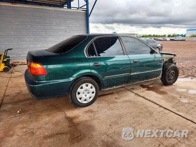 Trzecie zdjęcie samochodu z tyłu: 2000 HONDA CIVIC LX VIN:1HGEJ6576YL002360 - miniatura