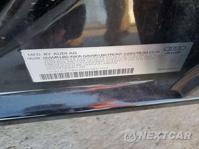 Zdjęcie 12 z 12 samochodu: 2009 AUDI A4 2.0T QUATTRO VIN:WAULF78K69A085702 - miniatura