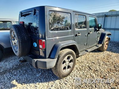 Trzecie zdjęcie samochodu z tyłu: 2017 JEEP WRANGLER UNLIMITED SAHARA VIN:1C4BJWEG4HL726159 - miniatura