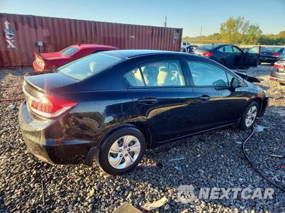 Trzecie zdjęcie samochodu z tyłu: 2013 HONDA CIVIC LX VIN:19XFB2F58DE017497 - miniatura