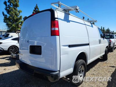 Trzecie zdjęcie samochodu z tyłu: 2024 CHEVROLET EXPRESS G2500 VIN:1GCWGAFP0R1249793 - miniatura