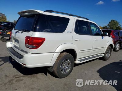 Trzecie zdjęcie samochodu z tyłu: 2006 TOYOTA SEQUOIA LIMITED VIN:5TDBT48A66S258369 - miniatura